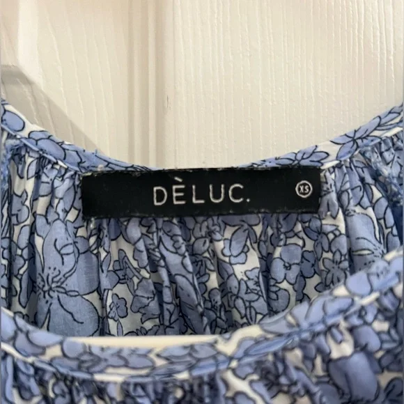 Dèluc Angela Blue Floral Mini Dress - Picture 4 of 4